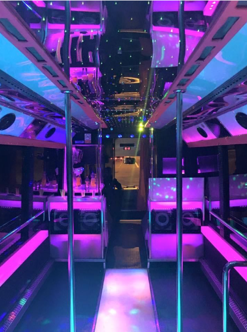 Imagen interior disco bus Barcelona
